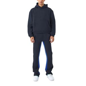 Chándales atléticos para correr informales de invierno acampanados de la mejor calidad, gran oferta ecológica, cuello con capucha, servicio OEM de peso pesado - Product Image 1