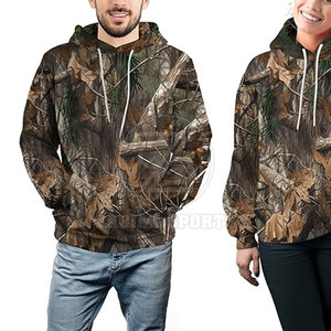 Sudadera con capucha de camuflaje versátil para hombre con bolsillo frontal práctico y capucha Sudadera con capucha informal urbana para hombre con tacto de camuflaje sutil - Product Image 6