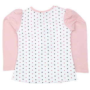 Camiseta de manga larga para niñas, 2 piezas - Melocotón - Product Image 3