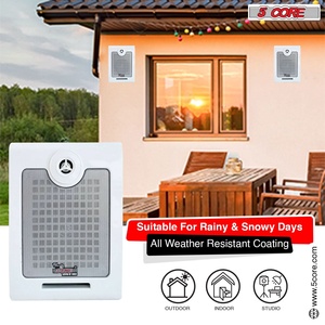 5Core Outdoor Speakers <b>Stereo</b> In Wall 500W Peak Passive Home Audio <b>System</b> - Product Image 6