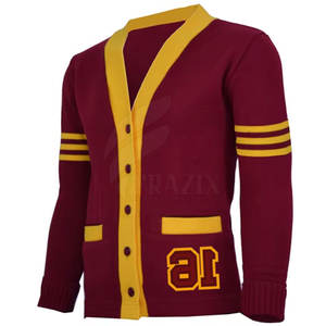 Cómodo Slim Fit Men Cardigans Jersey Quick Dry Men Custom Made Cardigans Jersey para la venta - Product Image 5