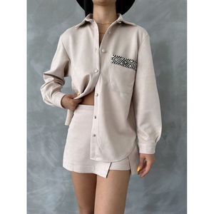 เสื้อสตรีผ้าหนังกลับลายหิน Topshow ขายส่ง - Product Image 2