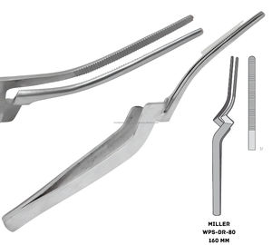 Pinzas de sujeción de papel articulador dental quirúrgico de precisión mundial, curvadas, de acero inoxidable, manuales, autoclavables, instrumento CE - Product Image 6