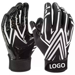 Guantes de Entrenamiento de Recepción con Logotipo Personalizado al por Mayor, Nuevo Diseño, Guantes Deportivos para Jugadores de Fútbol Americano Juvenil, Agarre para las Manos - Product Image 6