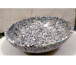 Factory Wholesale Epoxy Resin Serving Bowl <b>Dinnerware</b> Set Handmade Malachite Bowls Latest Round Shape Resin Salad Bowl Platters - Product Image 6