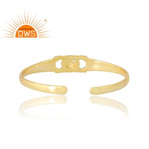 Tendance Design Argent Sterling 18K Plaqué Or Bracelet Demi Fine Bijoux Pour Femmes Cadeau Pour Elle - Product Image 2