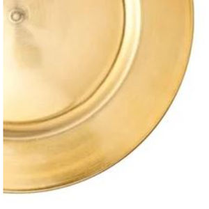 Assiette de table vintage en or, design antique, pour la restauration d'hôtel - Product Image 2