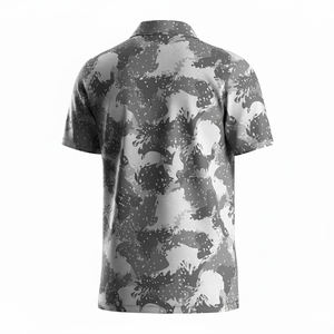 Camiseta de Golf de Manga Corta de Poliéster de Alta Calidad, Sublimada, Transpirable y de Secado Rápido para Uso Diario Urbano y Golf - Product Image 2