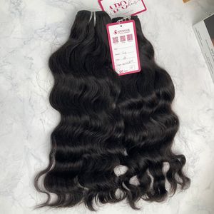 Vente en gros Meilleure Qualité Couleur Naturelle Corps Vague Machine Trame Extensions de Cheveux Humains - Product Image 3