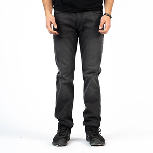 Pantalones Vaqueros Casuales de Corte Regular y Cintura Media, Personalizables con Marca OEM, Estilo Recto, Transpirables, Lavado Medio, Alta Calidad - Product Image 1