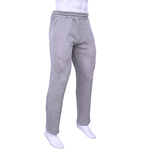 Pantalon de jogging décontracté pour homme en molleton de coton chiné, taille élastique, coupe droite, personnalisable en gros, marque privée OEM - Product Image 4