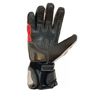 Bike Real Leather CE Armored Knuckle Pro Motorbike Gloves Motorcycle Auto Racing Wear Armoured Racing Red/Black Gloves For Men - Product Image 3