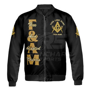 Chaqueta Masónica Bordada de Algodón y Poliéster para Ceremonias de Logia, Chaqueta Masónica para Hombre - Product Image 2