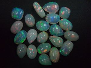 High Quality Natural Ethiopian <b>Opal</b> Gems Oval Cut Cabochon Shape Genuine Loose Gemstone for Jewelry Making Ring <b>Necklace</b> <b>Pendant</b> - Product Image 3