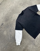 T-shirts personnalisés pour hommes – Mode décontractée 100 % coton anti-boulochage, coupe ample, tissu épais, impression numérique du logo