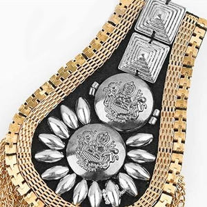 Épaulettes faites à la main, badges d'épaule, badges d'uniforme personnalisés de haute qualité, broderie de badges en faible quantité minimale de commande - Product Image 2