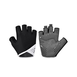 Diseño personalizado de cuero sintético antideslizante medio dedo entrenamiento ciclismo ejercicio Fitness guantes transpirables al por mayor tasa Oem - Product Image 1