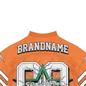 Camiseta de fútbol de manga corta hecha de tela de malla al mejor precio, camiseta de fútbol con logotipo personalizado impreso para equipo, camiseta de fútbol ajustada de malla para adultos - Product Image 5