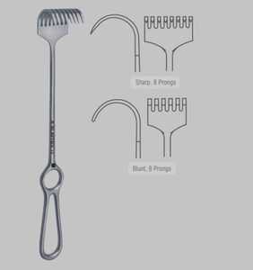 High Quality Manual Kocher Retractor Sharp <b>Edge</b> Single Retractor Essential Surgical <b>Tool</b> Basis Surgical Instruments Lengenbeck - Product Image 4