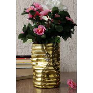 Modern Luxury Gold Polished Aluminum <b>Vase</b> Tabletop Floor for Home Decoration Party Wedding Use Available Iron Brass Glass - Product Image 4
