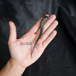 Meilleure vente, bâton de coiffure pour perroquet en corne de buffle naturelle pour femmes, vente en gros d'accessoires de mode du Vietnam - Product Image 2