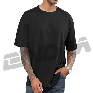 T-shirt surdimensionné d'été à manches courtes pour hommes, tissu doux et respirant, coupe décontractée, style streetwear, ambiance cool, parfait pour une tenue décontractée - Product Image 5