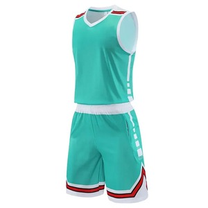 Ropa de baloncesto, conjunto de 2 uds., ropa deportiva de baloncesto, trajes de talla grande para correr al aire libre, camisetas deportivas, Tops, pantalones cortos, Fitness, transpirable - Product Image 3