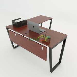 HBTC015-Escritorio en Forma de L de Diseño Contemporáneo con Concepto Trapecio 140x140-Requiere Ensamblaje - Product Image 4