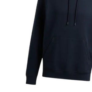 Sweat à capuche en molleton de coton bleu marine pour homme, décontracté, uni, à manches longues, streetwear, couleur unie, personnalisable - Product Image 5