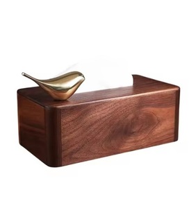 Porte-boîte à mouchoirs rectangulaire personnalisé Matériau en bois Taille et formes personnalisées Porte-serviettes de l'Inde Vente à chaud - Product Image 3