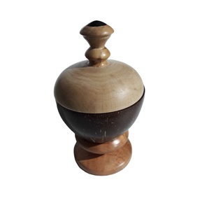 Molinillo de pimienta y sal de madera, herramienta de cocina Manual hecha a mano, para especias y sal - Product Image 1