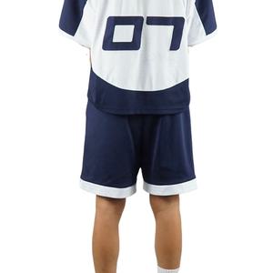 กางเกงขาสั้นจ็อกเกอร์ผู้ชายผ้าเฟรนช์เทอร์รี่สั่งทำขายส่ง ผ้าฝ้ายถัก 100% พิมพ์ลายพัฟ ปิดเชือกผูกเอว กางเกงขาสั้นผ้าเจอร์ซีย์เนื้อผ้าฝ้ายอย่างดี - Product Image 3