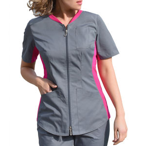 ชุดพยาบาลแบบกำหนดเอง เสื้อแจ็คเก็ตสครับสำหรับผู้หญิง ชุดสครับทางการแพทย์ ชุดยูนิฟอร์มแพทย์ พยาบาล แพทย์เสริมสวย ชุดยูนิฟอร์มแพทย์หญิง - Product Image 1