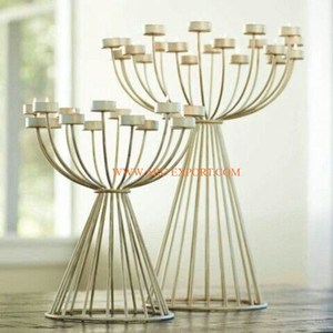 Linterna DE MESA DE BODA, pieza central, oro pulido, diferentes tamaños, linterna colgante de Metal y vidrio, decoración del hogar, centro de mesa - Product Image 6