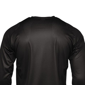 Maillots de course moto pour hommes, couleur noire unie, imprimés, grande taille, design unique, respirants, manches longues, pour l'hiver - Product Image 5