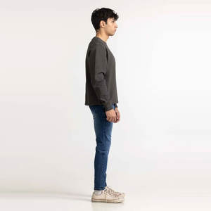 Sudadera de hombre de secado rápido de nuevo diseño de estilo único sudadera de hombre de mezcla de algodón básico de pieza fresca - Product Image 5