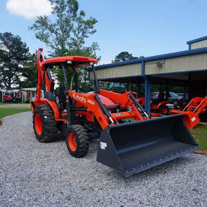 แทรกเตอร์เดินตาม Kubota M62 63 แรงม้า ของแท้ พร้อมที่ตักด้านหน้าและปั๊มขุดด้านหลัง รวมระบบอัตโนมัติ - Product Image 1