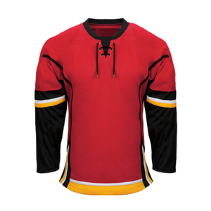Vente flash 2025 Maillots de hockey sur glace de qualité supérieure pour hommes Vêtements de sport actifs pour l'entraînement Maillot de hockey sur glace sublimé - Product Image 3