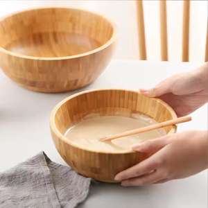 "Elegant Handcrafted <b>Wooden</b> <b>Bowl</b> Rustic Natural Kitchenware & Decorative Centerpiece by crescent crafts - Product Image 2