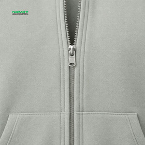 Sudadera con capucha y cremallera completa para hombre, de punto grueso, para invierno, para exteriores, con forro polar extra grueso y aislante. - Product Image 6