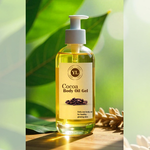 Gel de Aceite Corporal de cacao orgánico con extracto de plantas, líquido, reafirmante para la piel, hidratante, OEM/ODM, embalaje personalizable, todo tipo de piel a granel - Product Image 1