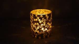 Frasco de vela de vidrio vacío con tapa de bambú, colorido, esmerilado, ámbar, negro, transparente, estampado de San Valentín, hecho a mano, cilindro de Metal de seda - Product Image 6