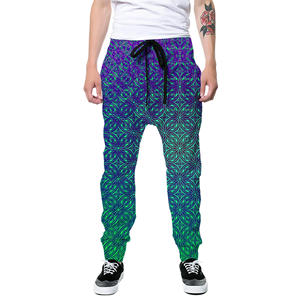 Pantalons de survêtement pour hommes à impression par transfert thermique, respirants, nouveaux, décontractés, été, coupe droite, taille mi-haute, légers, vente chaude - Product Image 1