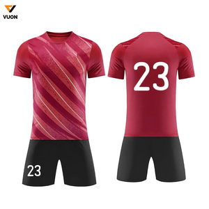 Camiseta de fútbol deportiva personalizada para hombre, conjunto de uniforme de fútbol, kit completo de poliéster transpirable con logotipo impreso - Product Image 6