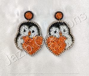 Pendientes caídos bordados a mano de moda 2025, joyería hecha a mano con cuentas para mujeres y niñas, calidad Premium - Product Image 2