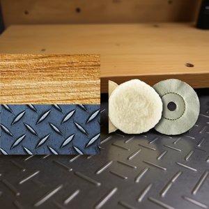 Tampons de polissage en nylon Stanley pour meuleuses d'angle avec supports à ferrules pour un meulage et un polissage pratiques - Product Image 3