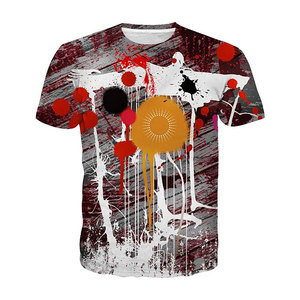 T-shirt de sport pour homme en sublimation, t-shirt personnalisé sublimé, respirant, séchage rapide, léger, design et impression personnalisés, OEM - Product Image 1