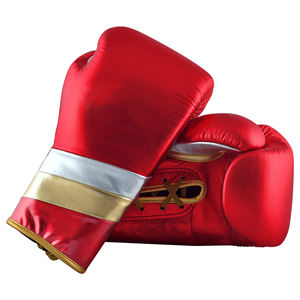 Guantes de Boxeo Profesionales de Primera Calidad 2025 con Cordones, Logotipo Personalizado, Cuero Genuino, Absorción de Humedad, Juego de Guantes de Entrenamiento al por Mayor - Product Image 4