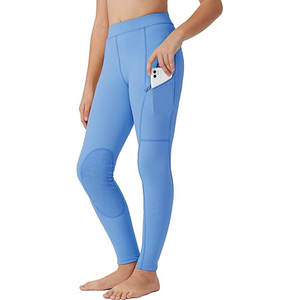 Culotte d'équitation équestre pour femme pantalon de compression pantalon d'équitation avec poche zippée - Product Image 1