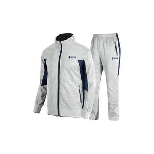 TEZO Chándales Activos Informales para Hombre con Cremallera Completa, Trajes Deportivos para Correr, Conjuntos Atléticos de 2 Piezas con Cremallera - Product Image 2